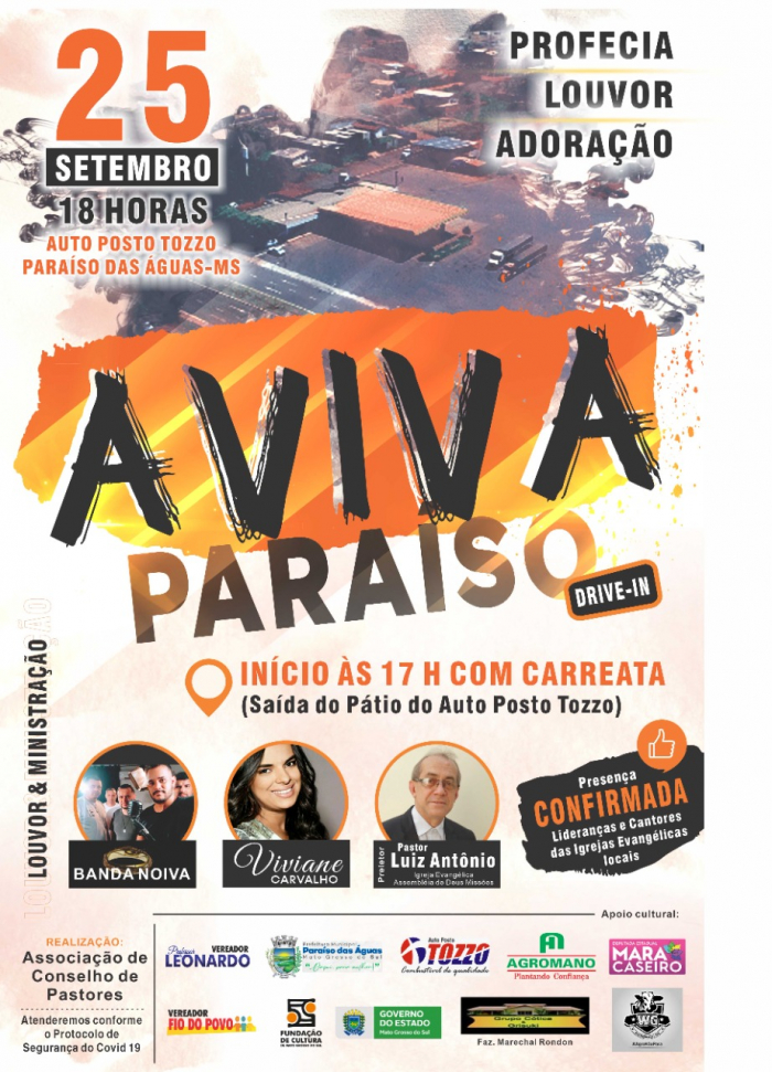 Paraíso das Águas 18 anos: Aviva Paraíso acontece dia 25 de setembro
